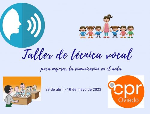 Listado de admisión en el curso presencial “Taller de técnica vocal para mejorar la comunicación en el aula”