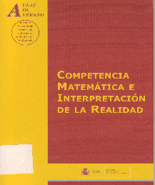 Competencia Matemática e interpretación de la realidad.