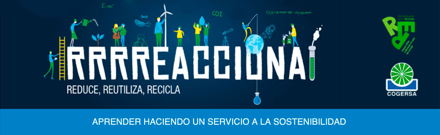 Curso a distancia: Aprender haciendo un servicio para la sostenibilidad: ¡Reduce, reutiliza, recicla, reacciona!